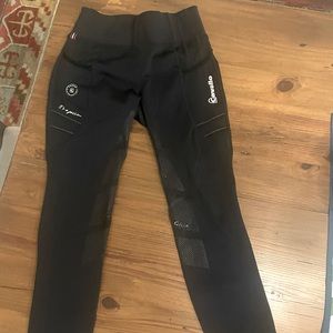 Cavallo Lin grip tights. Black. Size 26